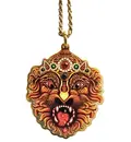 Lord Nrsimhadeva Process Color Pendant - Copper