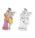 Krishna Copy Coloring Book