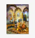 Krishna Welcomes His Friend Sudama