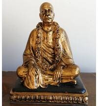 Prabhupada Vyasasana Figure (7.5") - Gold Antique Finish