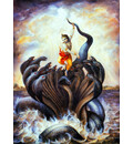 Krishna Chastises the Kaliya Serpent