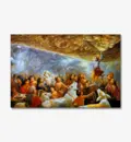 Krishna Lifts Govardhana Hill