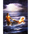 Lord Caitanya Rescued From the Sea