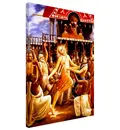 Lord Caitanya Dances Before the Ratha-Yatra Cart