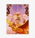 Lord Vishnu on His Bird Carrier Garuda