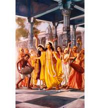 Lord Caitanya and the Panca Tattva Performing Sankirtan