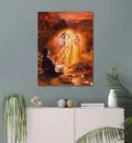 Lord Caitanya Displays His Form As Radharani and Krishna Combined