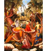 Lord Caitanya Sees Krishna's Vrindavan Pastimes