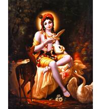 Krishna Holding Dove
