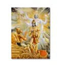 Krishna Reveals His Two-Armed Form to Arjuna