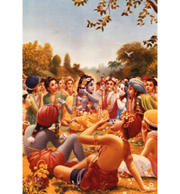 Krishna and the Cowherd Boys Take Their Lunch