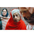 Srila Prabhupada wearing Red Chaddar