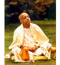 Srila Prabhupada at Bhaktivedanta Manor, London.