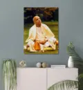 Srila Prabhupada at Bhaktivedanta Manor, London.