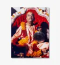 Srila Prabhupada at New Dwaraka, Playing Gong