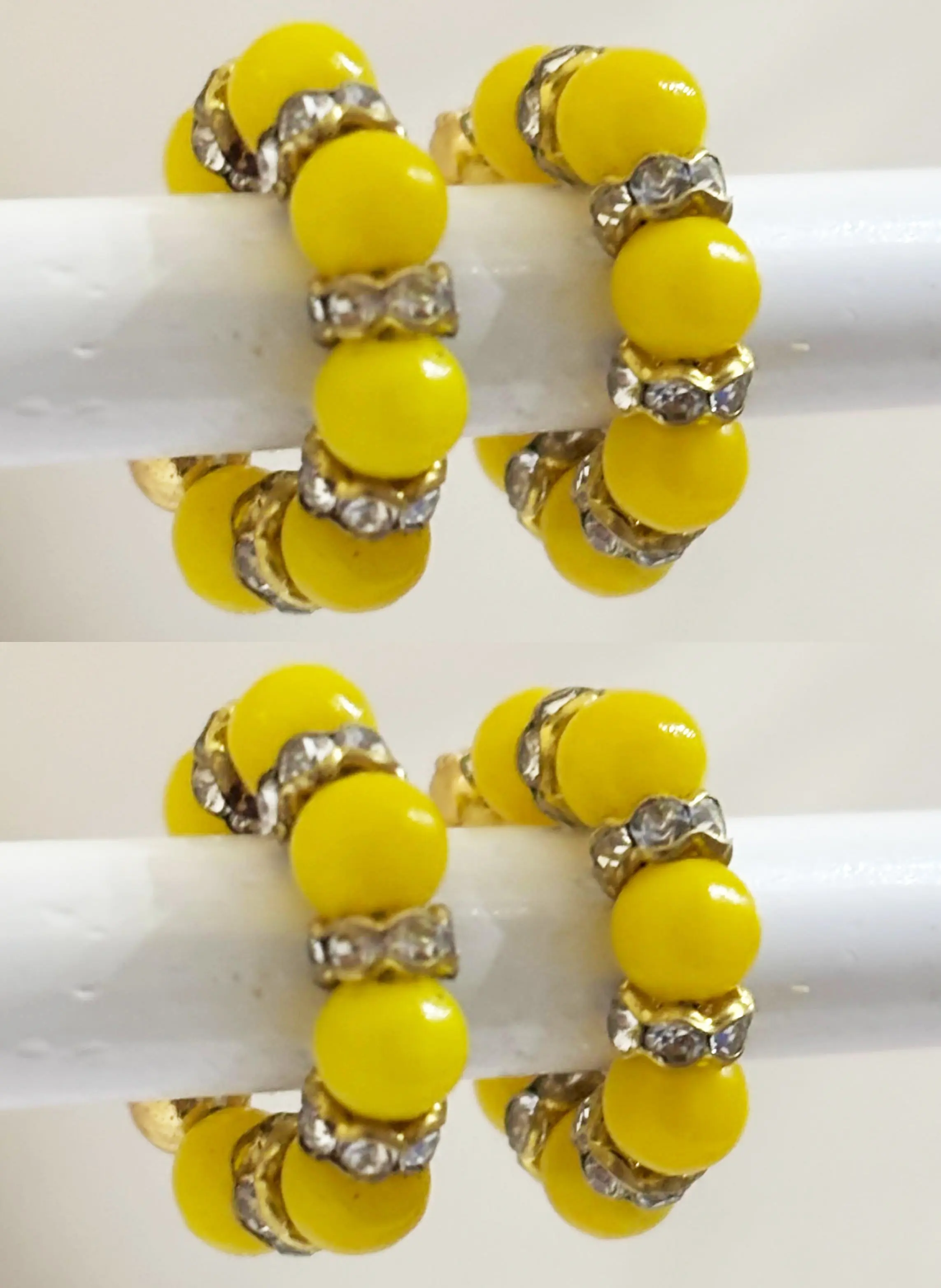 Deity Bracelets -- Gold with Colored Diamond