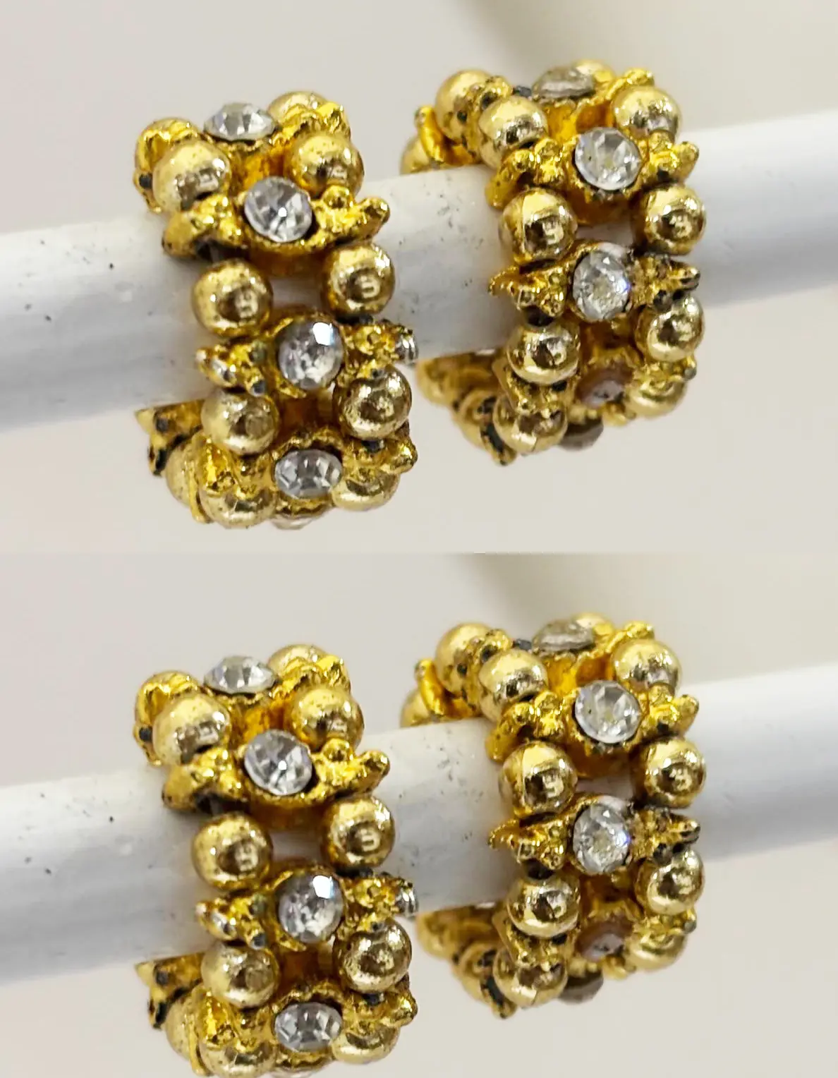 Deity Bracelets -- Gold with Colored Diamond