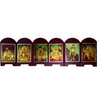 Folding Guru Parampara Display [with Lord Nrsimhadeva]