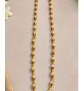 Gold Plated Silver Tulsi Necklace - Large Beads