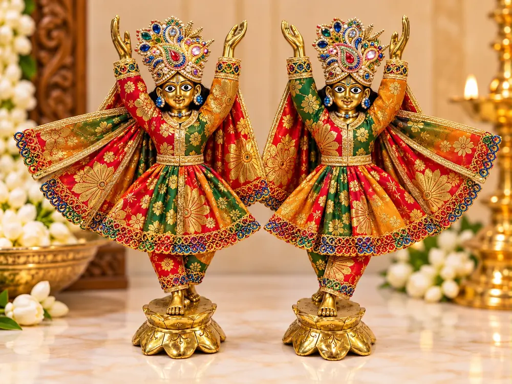 Gaura Nitai Deity Clothes -- Rang Mahal Dress