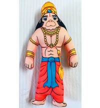 Childrens Stuffed Toy: Lord Hanuman (Approx. 9" high))