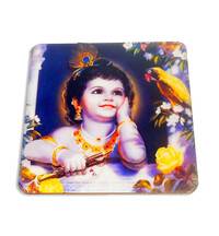 Krishna with parrot - Altar / Table stand
