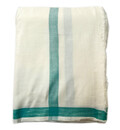 Dhoti / Chadar -- Masalin Pure Fine Cotton - With Border