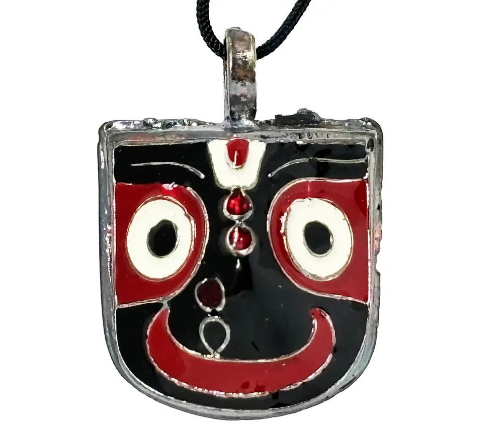 Jagannatha Deity Face Pendant