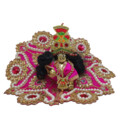 Laddu Gopal Dress Colorful Pearls and Gems