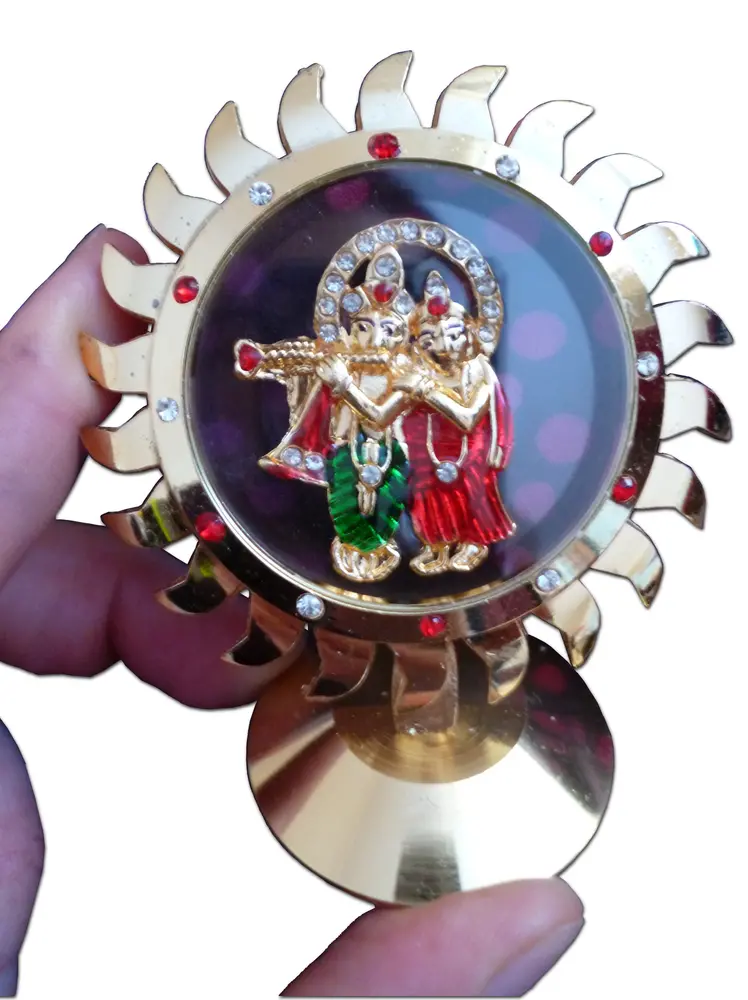Radha Krishna in Chakra Stand