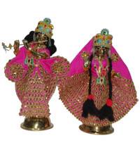 Radha Krishna Dress Floral Gems (Type 1)
