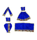 Radha Krishna Dress with Kerry and Gems Work