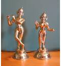Radha Krishna Deities (Brass 12\")
