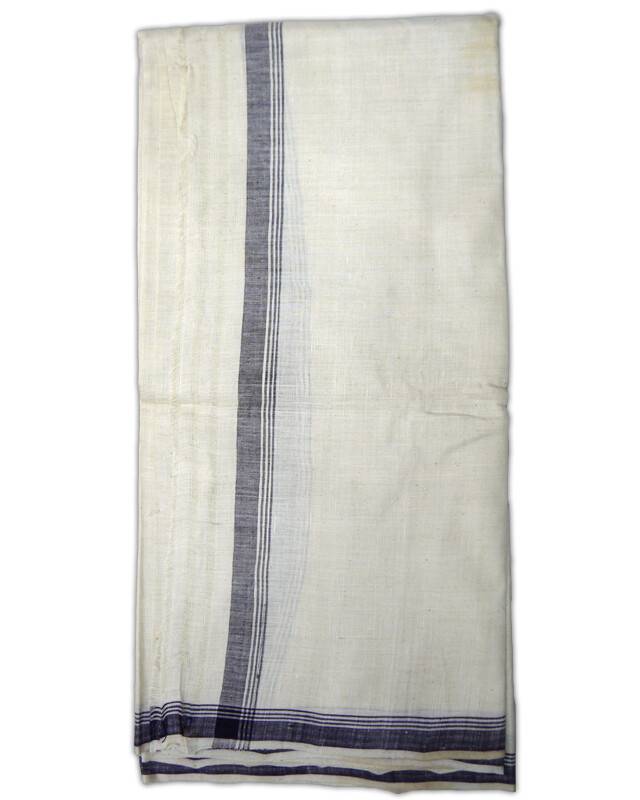Silk Dhoti & Chaddar Set -- Pure Matka Silk, Border Optional