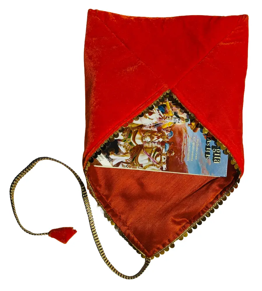 Velvet Bag for keeping Bhagavad Gita