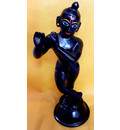 Brass Black Krishna Standing (6\")