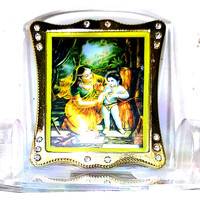 Clear Picture Stand -- Sri Damodara (Sticky Bottom for Car and more)