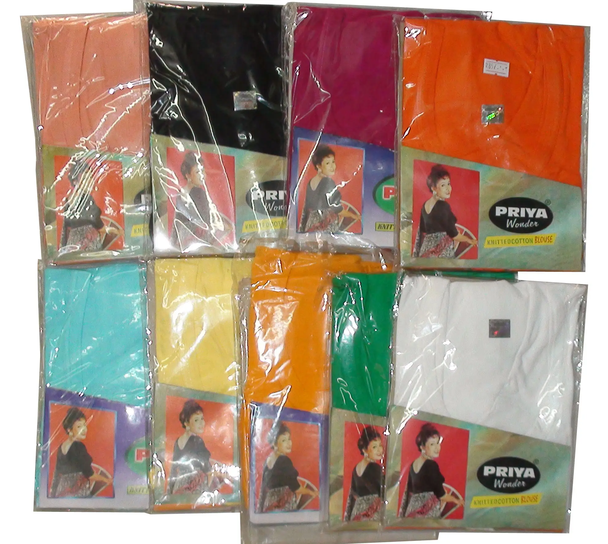Choli (stretch - Abhi Brand)-- T-Shirt / Blouse for wearing with Sari