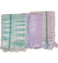 Gamcha, Khadi, medium size (175x90 cm) -- Traditional Indian Bathing Towel