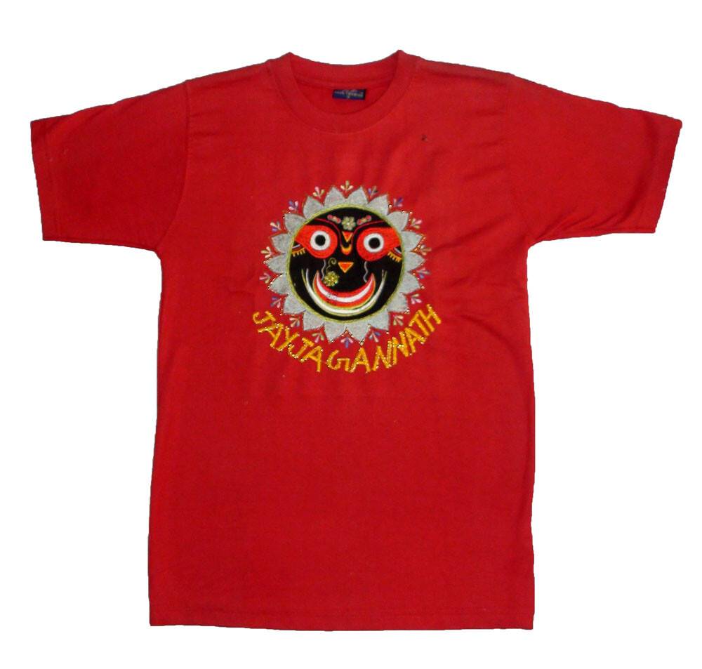 T-Shirt: Ugra (angry) Nrsimha -- Embroided