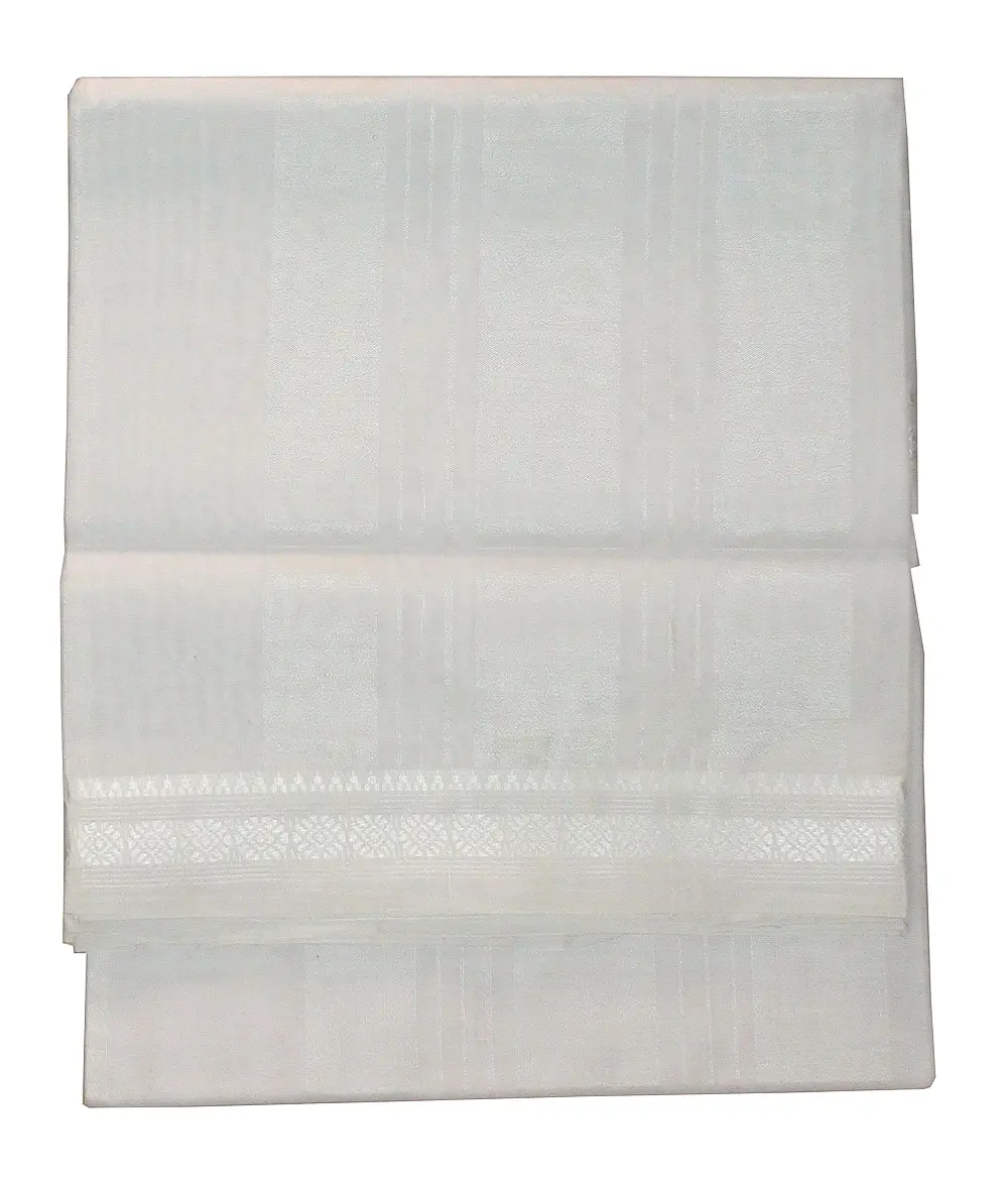 Mulmul Plain Sari with Border - Pure Cotton