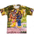 T-Shirt: Radha-Krishna -- All-over print