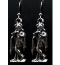 Earrings Krishna Standing With Flute (Pair)