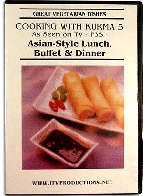 Great Vegetarian Dishes DVD -- Asian-Style Lunch, Buffet & Dinner