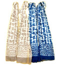 Discharge Print Harinam Neck Scarf Cotton