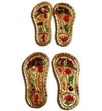 Pair of Golden Shoes (for Krishna or Gaura Nitai)